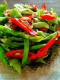 #124. Tumis kacang panjang komak merah