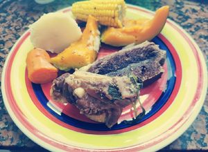 Una foto de Puchero de carne con nabo