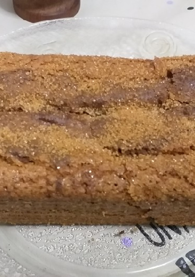 Una foto de Budín de banana y cacao (Con aceite y sin lácteos)