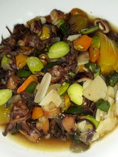 Foto resep Cumi asin pete lombok ijo
