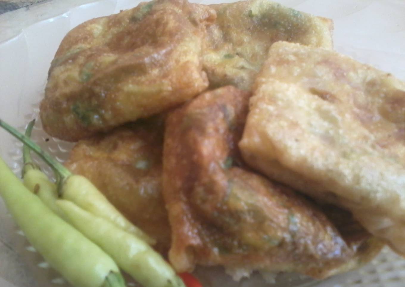 Martabak telur mini