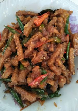 Foto resep Tempe orek pedas manis