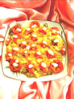 عکسی از دستور 🍜الویه سالادی دلچسب🍜🍛