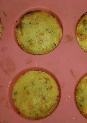 Una foto de Muffins con arroz de ayer!!