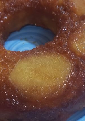 Una foto de Budín de manzanas EXQUISITO
