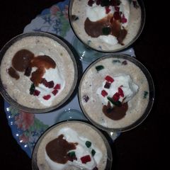 A picture of Nescafe red mug coffee mocha shake.