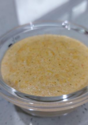 Foto resep MPASI 9 Bulan + Creamy Corn Soup (BB Booster)