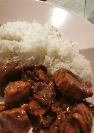 Une photo de Poulet sauce balsamique