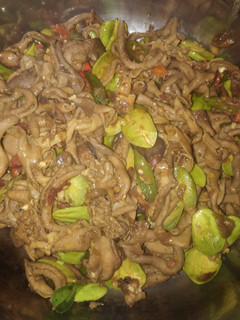 Foto resep Oseng usus dan petai super pedas