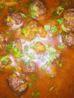 A picture of Mutton kofta curry.