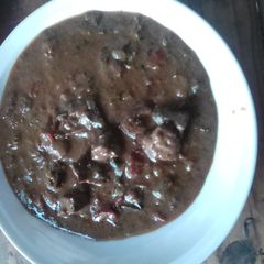 A picture of Stewed liver.