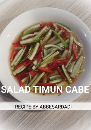 Foto resep Salad timun dan cabe