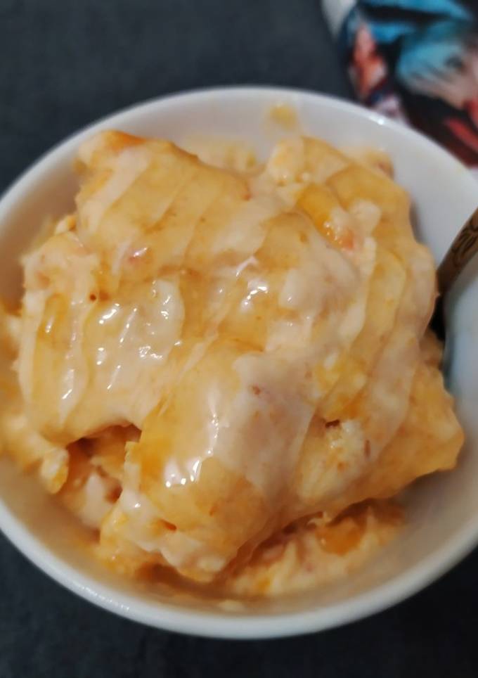 Мороженое из персика