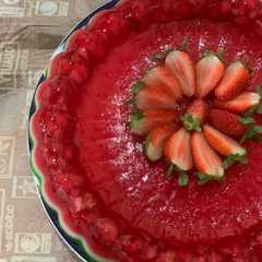 ژله طرح هندوانه(يلدا)-レシピのメイン写真
