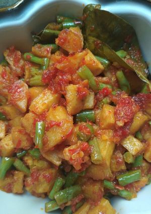 Foto resep Kentang buncis balado