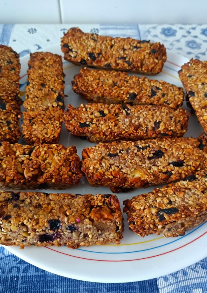 Una foto de Barritas energéticas avena con frutas y frutos secos