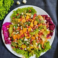 A picture of Paneer Salad with Peanut & Cumin.