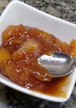 Una foto de Dulce de durazno