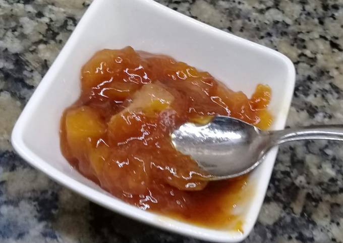 Dulce de durazno Receta de Maria Dagatti- Cookpad