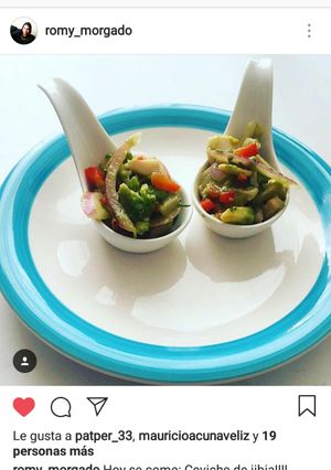 Una foto de Ceviche de jibia