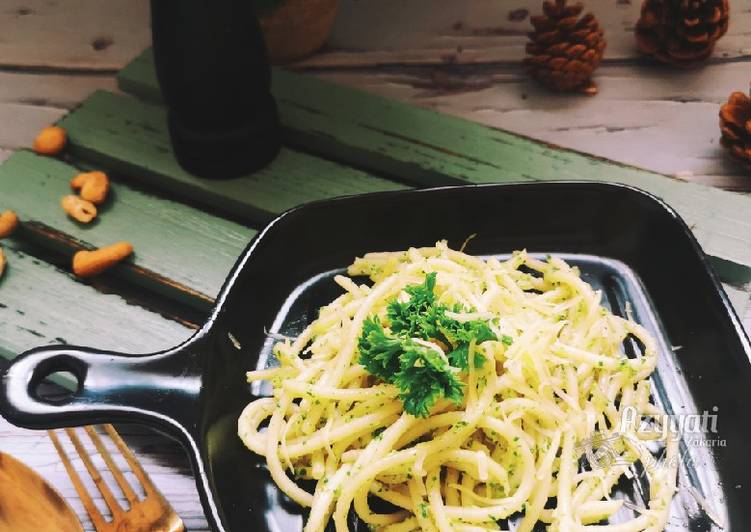 Cara memasak Spageti pesto #DaporAzahZara - Resepi Kuliner ...