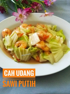 Foto resep Cah udang sawi putih #BandungRecook3_Pujiwinarni