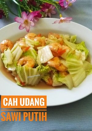 Foto resep Cah udang sawi putih #BandungRecook3_Pujiwinarni