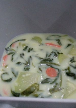 Foto resep Bobor Kangkung fiber creme