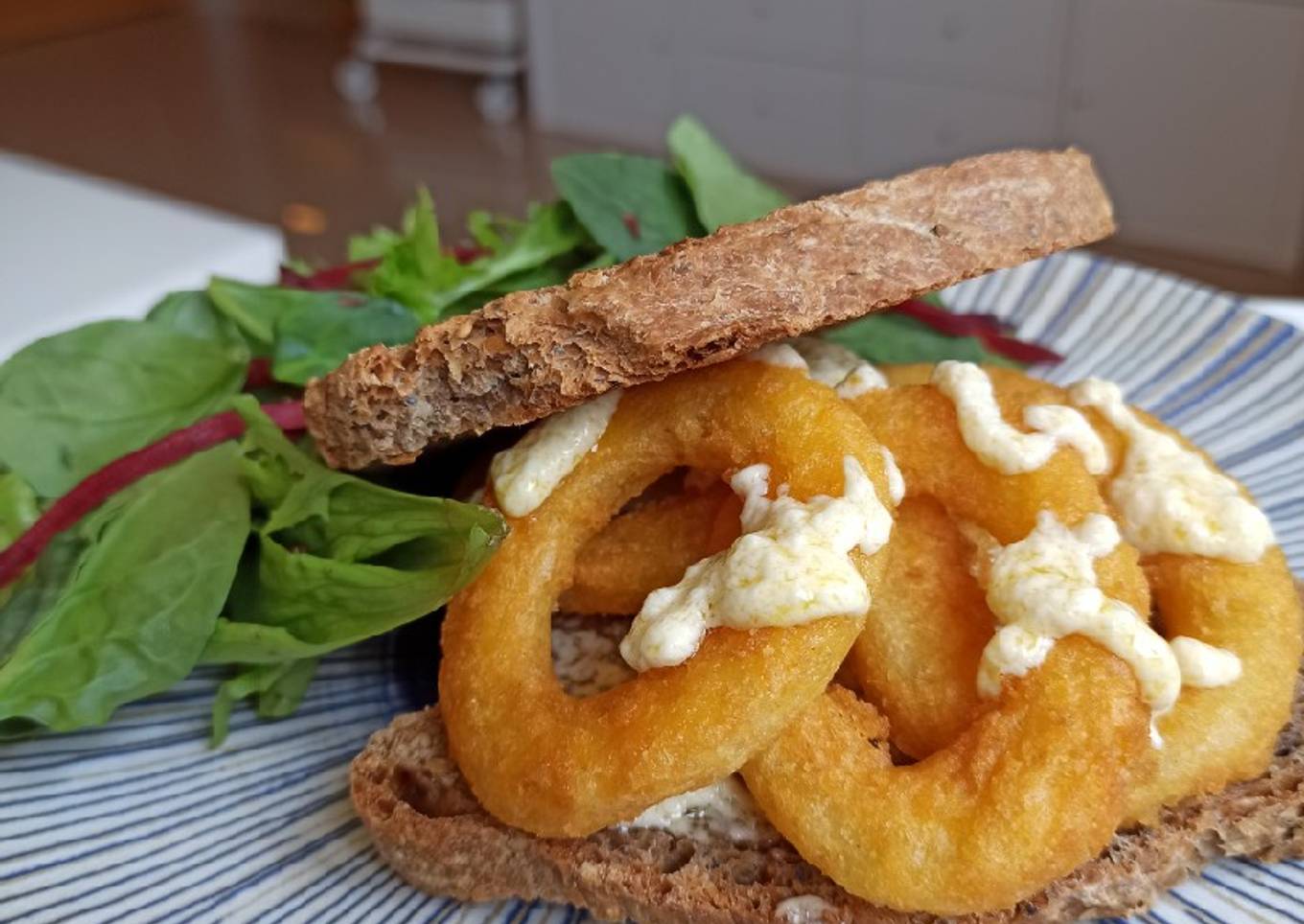 Un bocadillo de calamares diferente