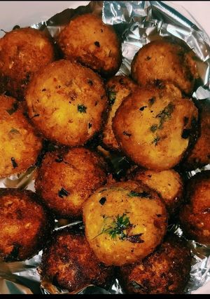 A picture of Paneer corn balls.