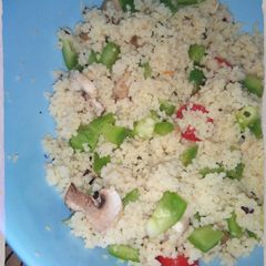 A picture of Couscous with Vegetables.