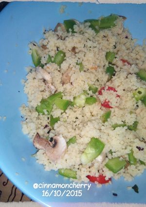 A picture of Couscous with Vegetables.