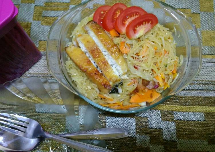 Bihun goreng tenggiri