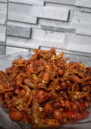Foto resep Teri kacang balado
