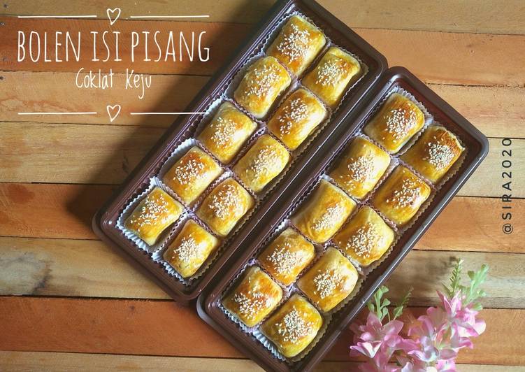 Bolen Isi Pisang, Coklat dan Keju