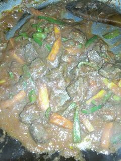 A picture of Fried Liver #4weekschallenge.