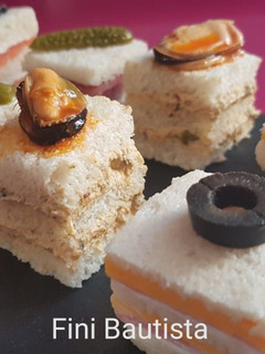 Una foto de Canapés fríos