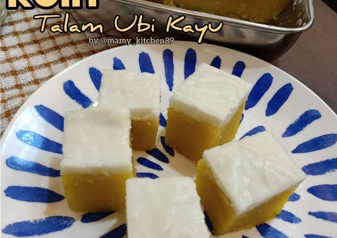 Easiest Way to Cook Delicious Kuih Talam Ubi Kayu