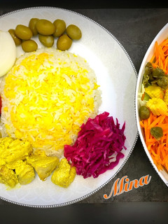 عکسی از دستور مرغ دوغی