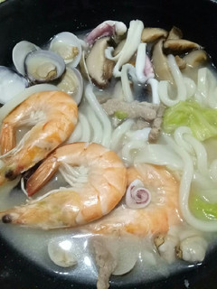 海鮮讚岐烏龍麵 的食譜成品照片