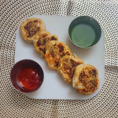 A picture of Taro (arbi) tikki.