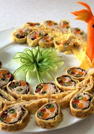 Hình của món Chả phượng.
