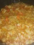 Guiso de repollo blanco