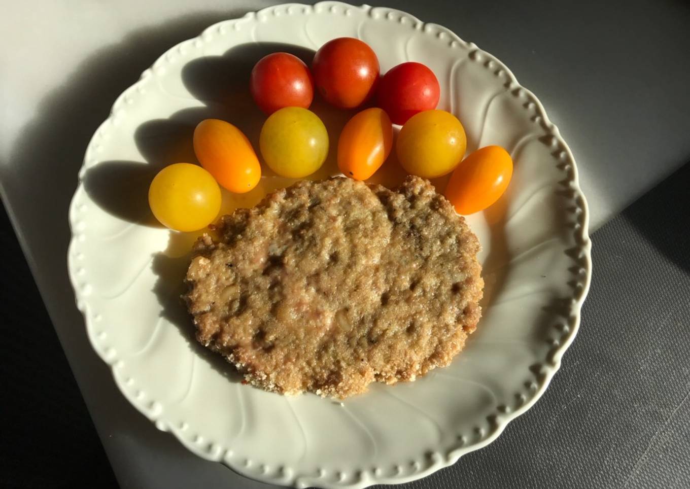 Filetes rusos, con manzana 🍏 al horno. SanĂsimos!!!!