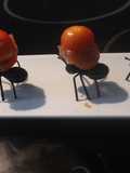 Hormigas con cherrys y membrillo