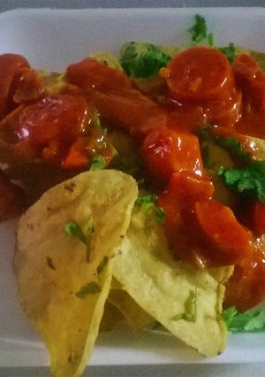Una foto de Salchichas Enchiladas