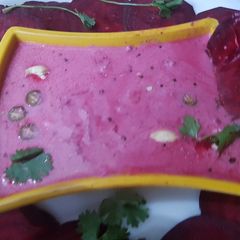 Beetroot Special Raita Recipe A picture of Beetroot Special Raita Recipe.