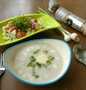 Simple Way Prepare Recipe Cauliflower broccoli Soup with Vegy Salad that is Perfect, Addictive}