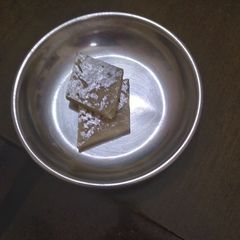 A picture of Kaju Katli.