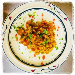 A picture of Chicken Jambalaya.